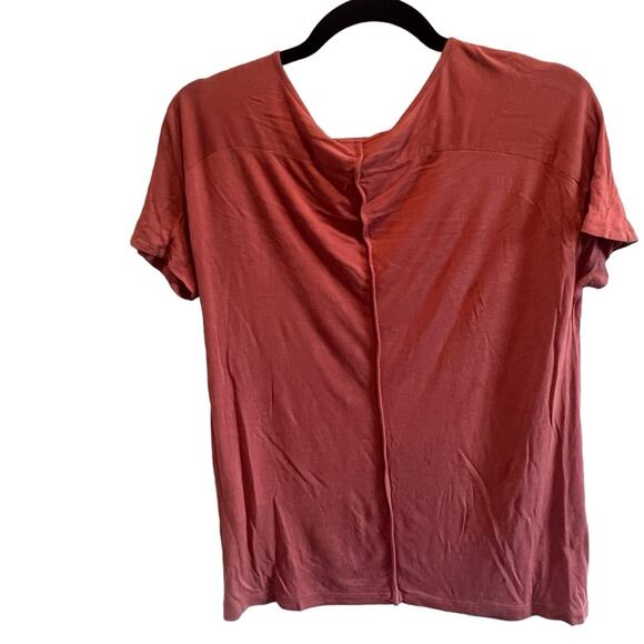 Vince Blouse Top XSmall with Reverse Hem Jersey Knit Size XS - Picture 3 of 9